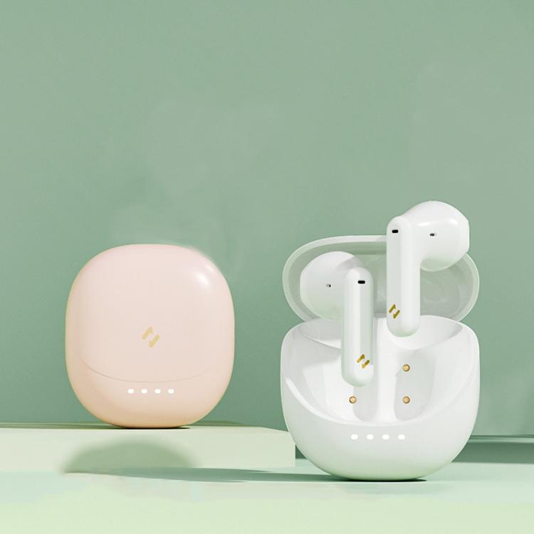 Havit E9 Semi-In-Ear ENC Noise Reduction Wireless Bluetooth Earphones, Color: White-Flagship Edition