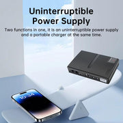 Uninterruptible Power Supply with DC Output 5V/9V/12V for Router, Modem, Security Camera, Mobile Phone US Plug