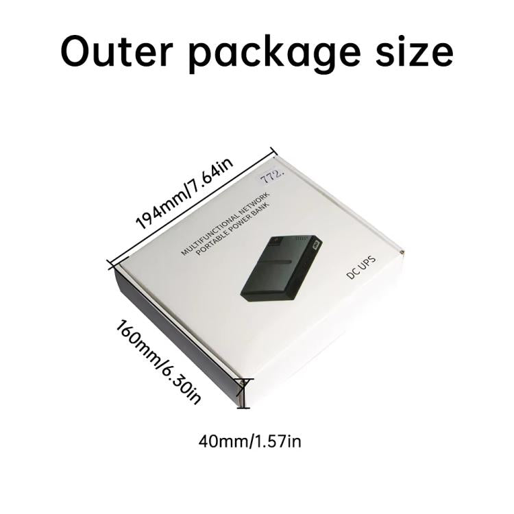 Uninterruptible Power Supply with DC Output 5V/9V/12V for Router, Modem, Security Camera, Mobile Phone US Plug