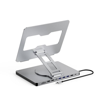 Blueendless 4K/60Hz Multifunctional Docking Station Tablet Holder, Spec: 10-in-1 Rotating - free shipping - PMC Jewellery - Order now!