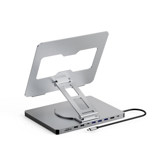 Blueendless 4K/60Hz Multifunctional Docking Station Tablet Holder, Spec: 10-in-1 Rotating - free shipping - PMC Jewellery - Order now!