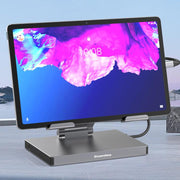 Blueendless 4K/60Hz Multifunctional Docking Station Tablet Holder, Spec: 10-in-1 Ethernet Port Rotating