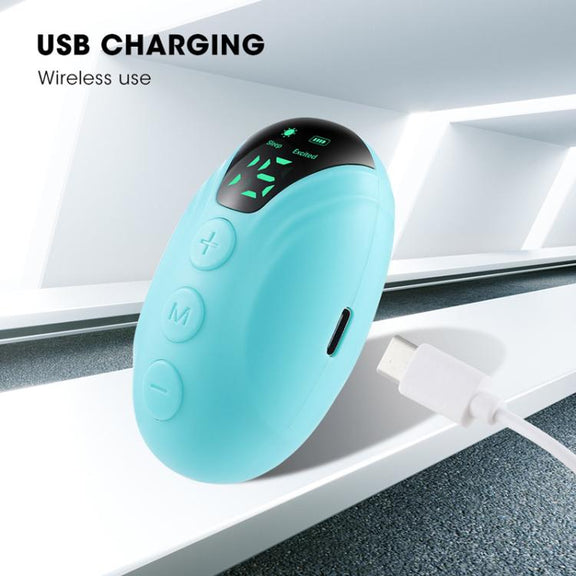 Smart Handheld Sleep Instrument Microcurrent Relief Insomnia Anxiety Therapy Portable Fast Sleeping Massager(White)