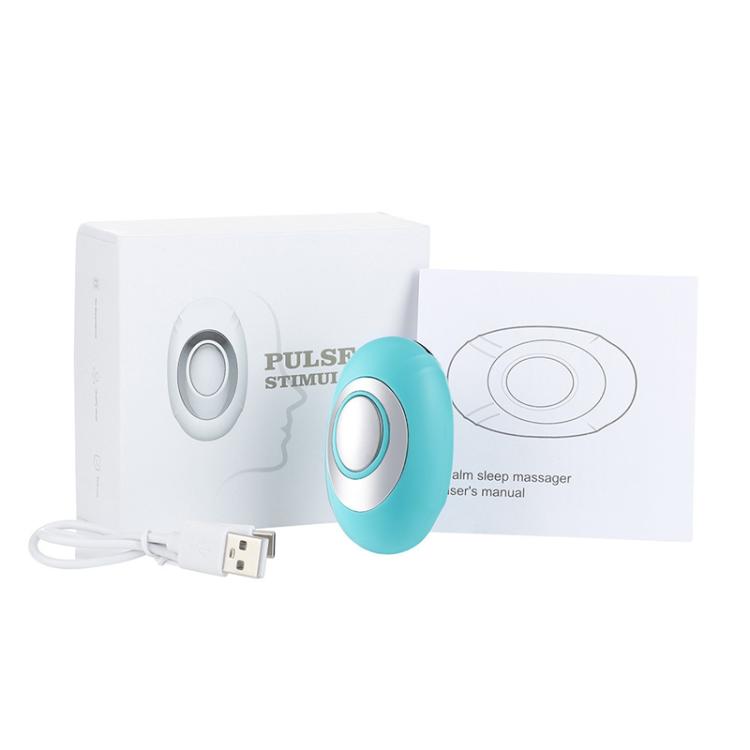 Smart Handheld Sleep Instrument Microcurrent Relief Insomnia Anxiety Therapy Portable Fast Sleeping Massager(White)