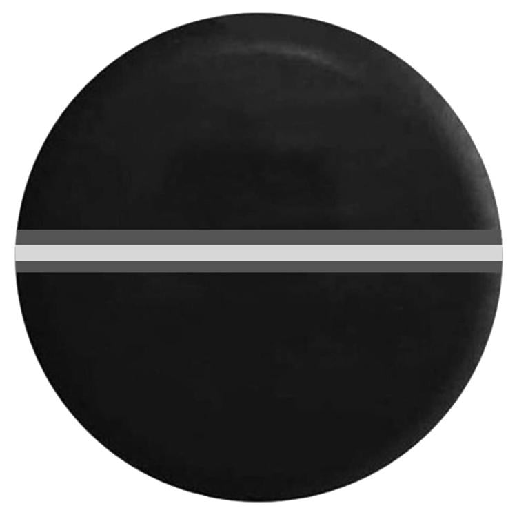 16inch Thickened Imitation Leather Car Tire Protector Spare Tire Cover With Reflective Stripes(FG-1 Gray) - Window Foils & Solar Protection by PMc TechLife | Online Shopping South Africa | PMc TechLife | Buy Now Pay Later Mobicred