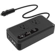 Gurxun Dual Digital Display Car Inverter With 2 USB+2 Type-C Ports US Plug 110V - free shipping - PMc TechLife - Order now!