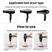 Hair Dryer Diffuser Hair Salon Styling Hair Dryer Cover Curler Large Wind Hood(Black Classic)