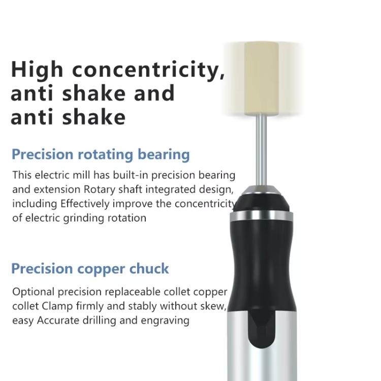 MaAnt D2 Rechargeable Speed Regulating Electric Grinding Pen Small Sanding Machine With 7 Sanding Heads - Grinding Tools & Accessories by MaAnt | Online Shopping South Africa | PMc TechLife | Buy Now Pay Later Mobicred