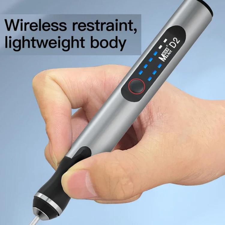 MaAnt D2 Rechargeable Speed Regulating Electric Grinding Pen Small Sanding Machine With 7 Sanding Heads - Grinding Tools & Accessories by MaAnt | Online Shopping South Africa | PMc TechLife | Buy Now Pay Later Mobicred