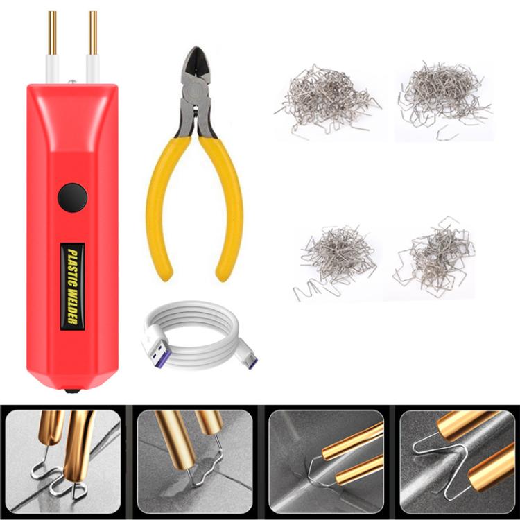 Lithium Plastic Welding Machine Rechargeable Cordless Car Bumper Plastic Repair Welder Parts Repair Tool, Spec: Red Paper Boxed - Hand Tool Sets by PMc TechLife | Online Shopping South Africa | PMc TechLife | Buy Now Pay Later Mobicred