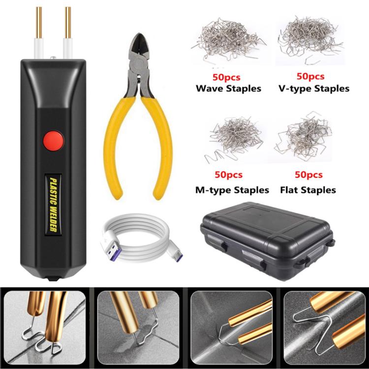 Lithium Plastic Welding Machine Rechargeable Cordless Car Bumper Plastic Repair Welder Parts Repair Tool, Spec: Red Plastic Boxed - Hand Tool Sets by PMc TechLife | Online Shopping South Africa | PMc TechLife | Buy Now Pay Later Mobicred
