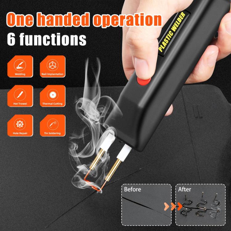 Lithium Plastic Welding Machine Rechargeable Cordless Car Bumper Plastic Repair Welder Parts Repair Tool, Spec: Red Plastic Boxed - Hand Tool Sets by PMc TechLife | Online Shopping South Africa | PMc TechLife | Buy Now Pay Later Mobicred