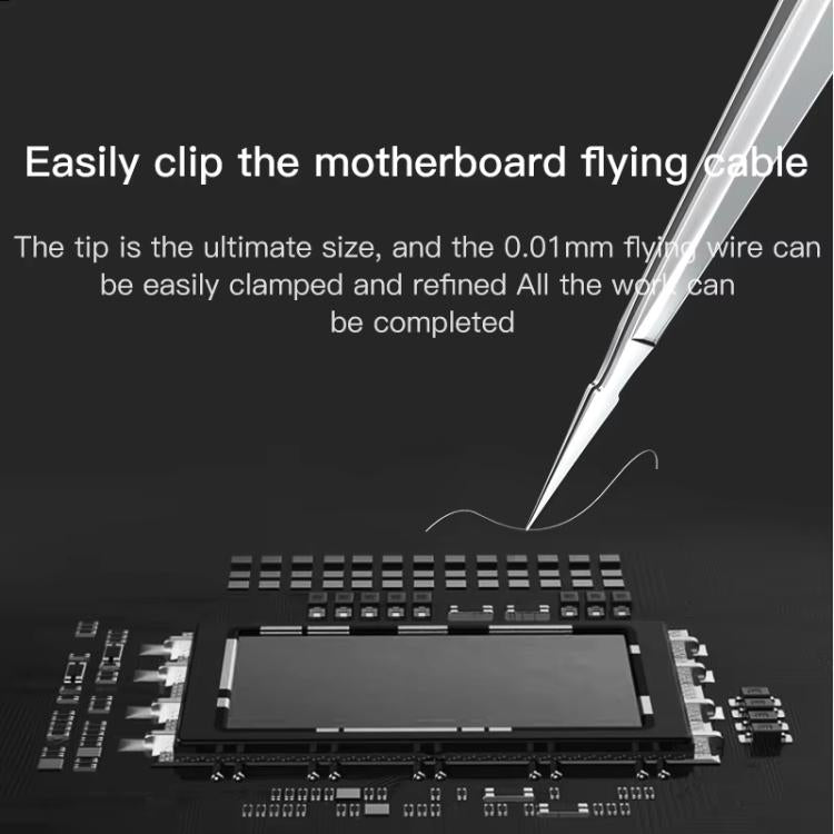 MaAnt Hand-Polished Non-Magnetic Stainless Steel Tweezers(K) - Tweezers by MaAnt | Online Shopping South Africa | PMC TechLife | Buy Now Pay Later Mobicred