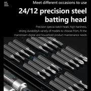 MaAnt L5Pro With 24 Batches Multi-Function Small Electric Screwdriver Set For Mobile Phone Repair