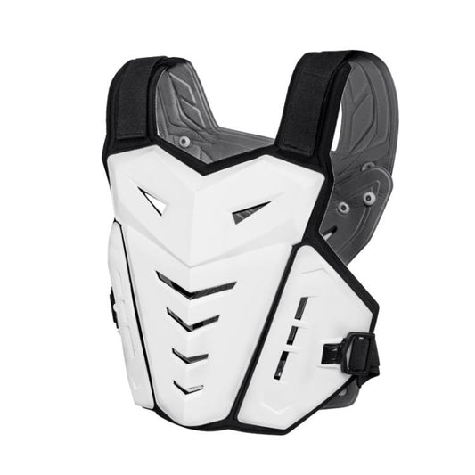 SULAITE Motocross Armor Vest Motorcycle Rider Chest Protection Equipment Racing Anti-Fall Armor Protector, Size: Uniform(White) - free shipping - PMC Jewellery - Order now!