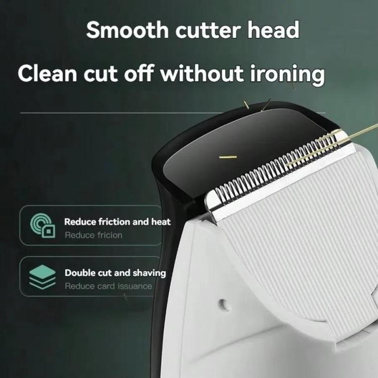 Hair-absorbing Hair Clipper Rechargeable Low Noise Hair Trimmer for Babies, Adults and Pets(Green)