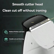 Hair-absorbing Hair Clipper Rechargeable Low Noise Hair Trimmer for Babies, Adults and Pets(Blue)
