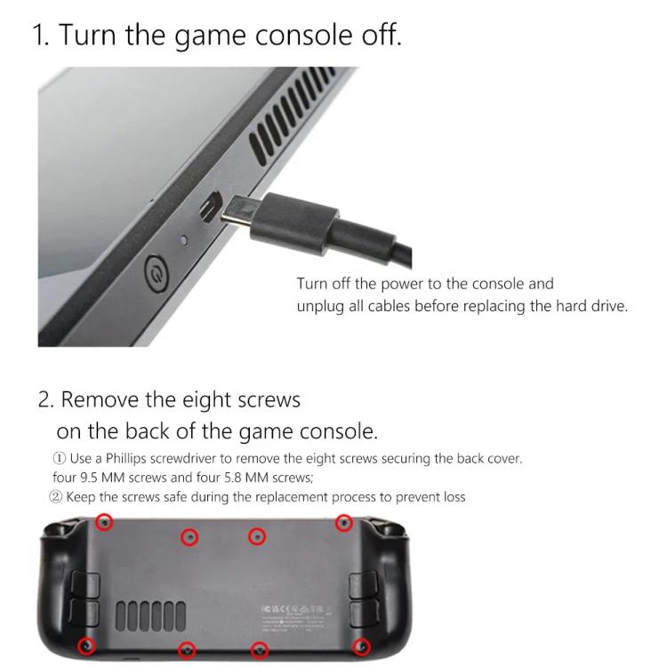 For Steam Deck Game Console SSD Copper Heat Sink M.2 2230 NVMe Radiator Pad, Spec: Set B