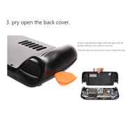 For Steam Deck Game Console SSD Copper Heat Sink M.2 2230 NVMe Radiator Pad, Spec: Set B