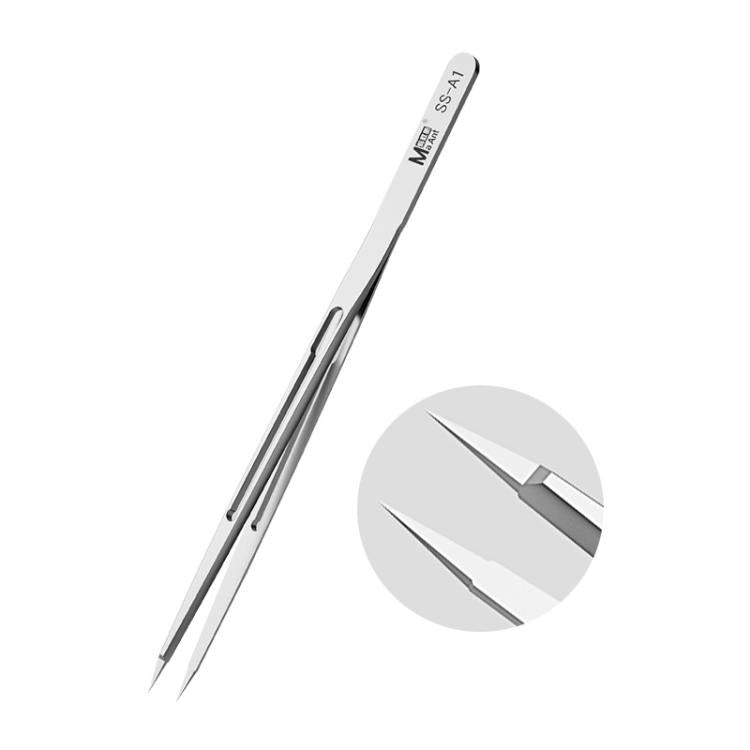 MaAnt SS-A1 Non-magnetic Stainless Steel Tweezers - free shipping - PMc TechLife - Order now!
