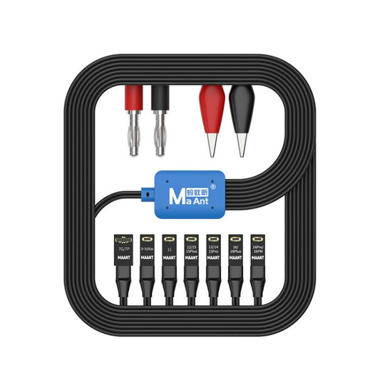 For Apple 7-16 Series Cell Phones MaAnt M064 1M 8 In 1 Power On Cable Flex Testing Line - free shipping - PMC Jewellery - Order now!