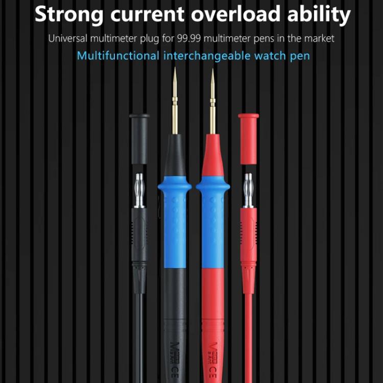 MaAnt P23A Multimeter Pens Pointed Silicone Cord Frostproof Detachable Stainless Steel Test Pen Accessories - free shipping - PMc TechLife - Order now!