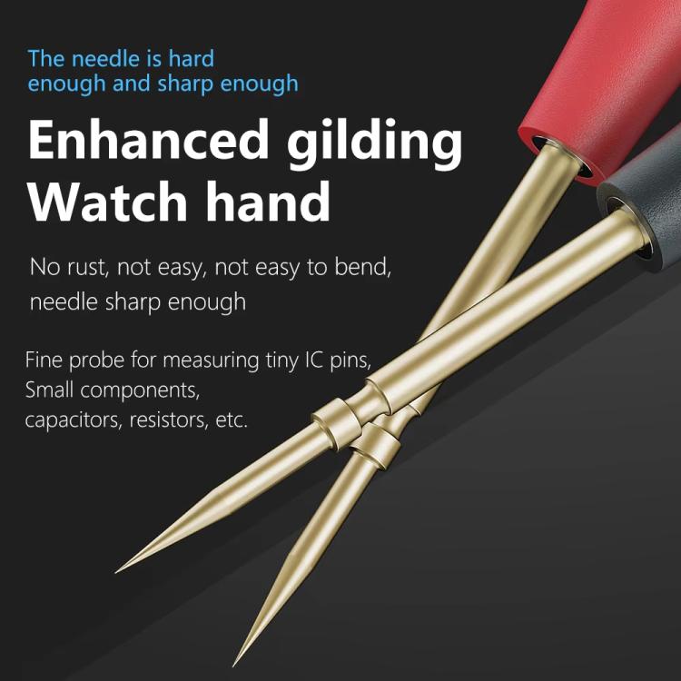 MaAnt P23A Multimeter Pens Pointed Silicone Cord Frostproof Detachable Stainless Steel Test Pen Accessories - free shipping - PMc TechLife - Order now!