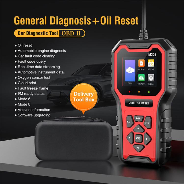 M302 Car Oil Reset Code Reader Automotive Maintenance Light Zero Reset Fault Diagnosis Tool - Code Readers & Scan Tools by PMc TechLife | Online Shopping South Africa | PMc TechLife | Buy Now Pay Later Mobicred
