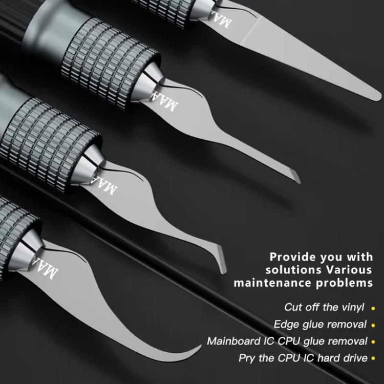 MaAnt MY-102 4 In 1 Blade Pry IC / CPU Hard Disk Blade Cell Phone Motherboard Repair Scraping Gum Degumming Tools - Crowbar by MaAnt | Online Shopping South Africa | PMc TechLife | Buy Now Pay Later Mobicred