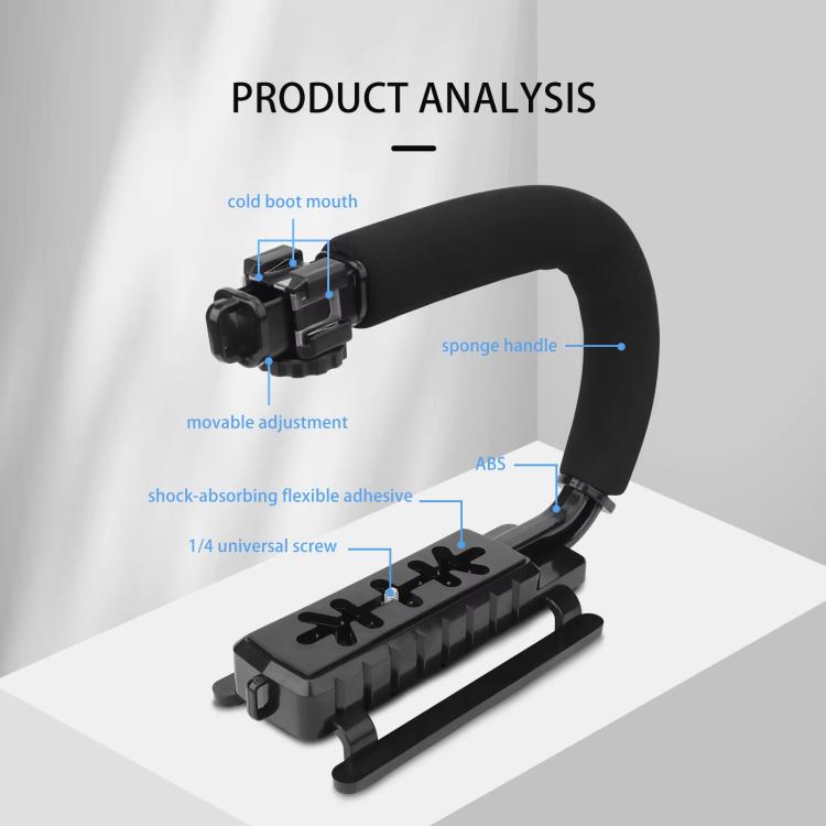 For DJI Flip CQT  U-shape Handheld Stabilizer Kit For Cinematic Shots, Wedding Videography & Daily Vlogging