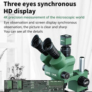 MaAnt T3 Trinocular Stereo Microscope Optical Cell Phone Repair HD Electronic Circuit Board Microscope