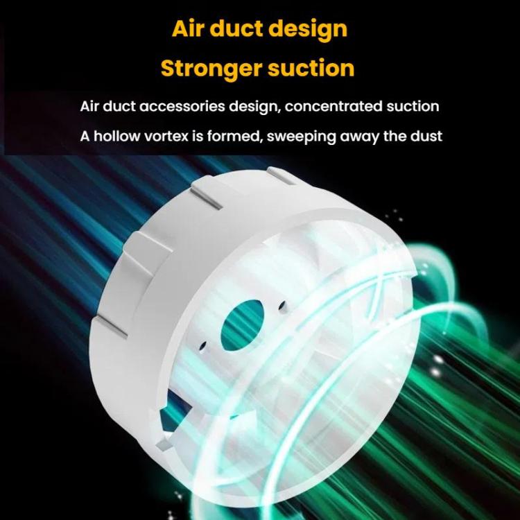 Portable Wireless Car Vacuum Cleaner Small Chargeable Handheld Wet / Dry Large Suction Household Vacuum Cleaner(White) - free shipping - PMc TechLife - Order now!