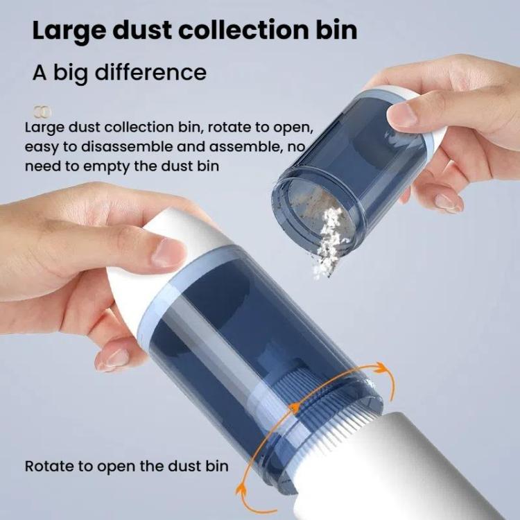 Portable Wireless Car Vacuum Cleaner Small Chargeable Handheld Wet / Dry Large Suction Household Vacuum Cleaner(White) - free shipping - PMc TechLife - Order now!