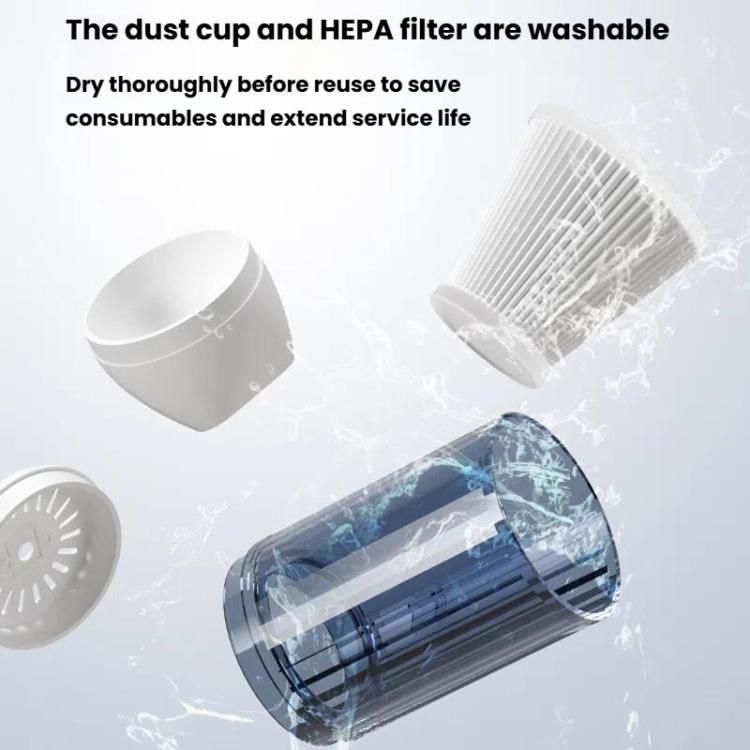 Portable Wireless Car Vacuum Cleaner Small Chargeable Handheld Wet / Dry Large Suction Household Vacuum Cleaner(Black) - Vacuum Cleaner by PMc TechLife | Online Shopping South Africa | PMc TechLife | Buy Now Pay Later Mobicred