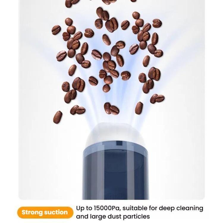 Portable Wireless Car Vacuum Cleaner Small Chargeable Handheld Wet / Dry Large Suction Household Vacuum Cleaner(White) - free shipping - PMc TechLife - Order now!