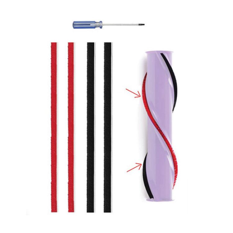 1set 674 Thin Rolling Brush Plush Strips For Dyson Vacuum Cleaner V7 / V8 / V10 / V11 Direct Drive Brush Head
