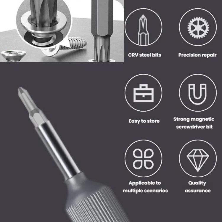 27 In 1 Dual Bits Precision Screwdriver Tool Kit Mini Mobile Phone Computer Eyeglasses Repair Tool(ABS Shell) - free shipping - PMC TechLife - Order now!