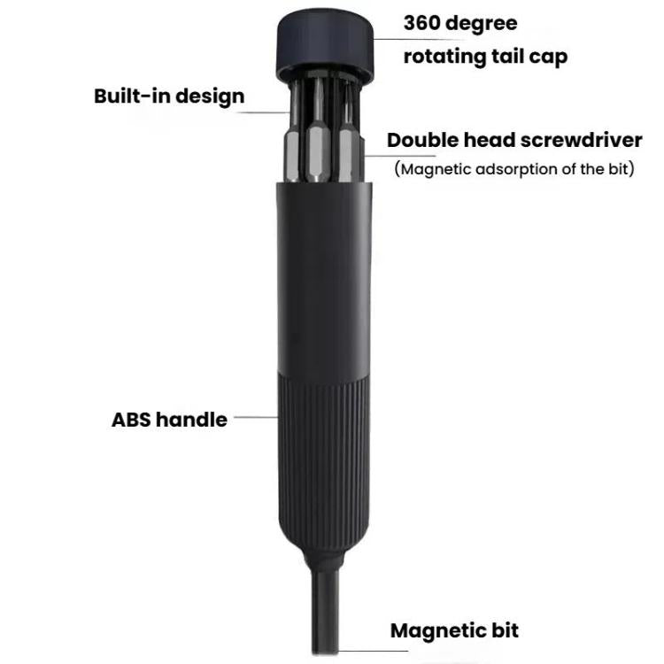 27 In 1 Dual Bits Precision Screwdriver Tool Kit Mini Mobile Phone Computer Eyeglasses Repair Tool(ABS Shell) - free shipping - PMC TechLife - Order now!