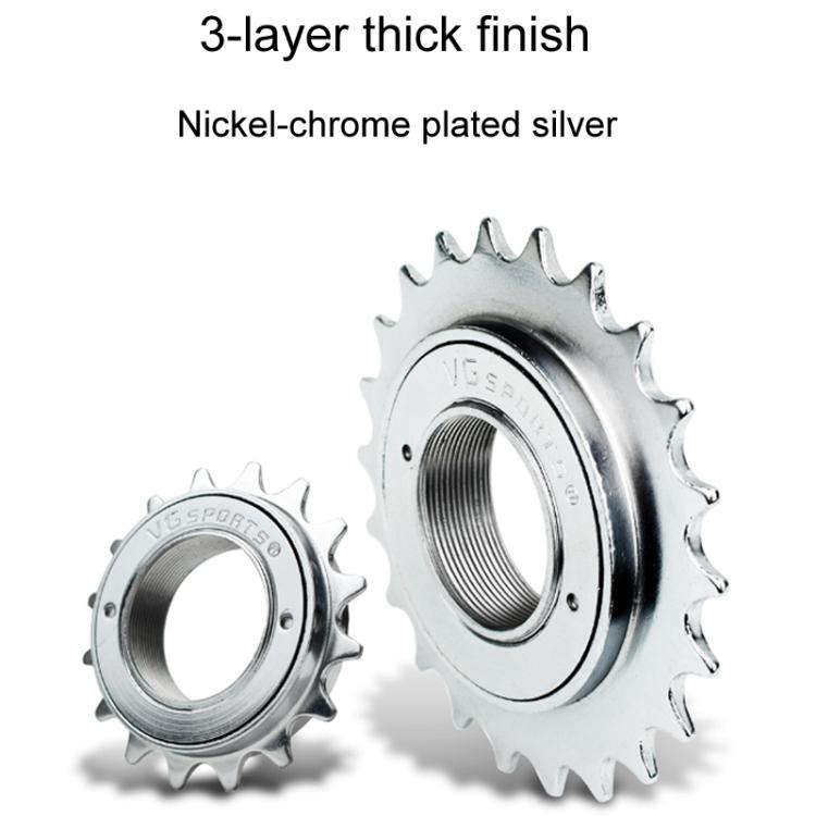 VG SPORTS Stroller Scooter Bicycle Single Speed Flywheel, Style: 20T Black - Guide wheels by PMc TechLife | Online Shopping South Africa | PMc TechLife | Buy Now Pay Later Mobicred