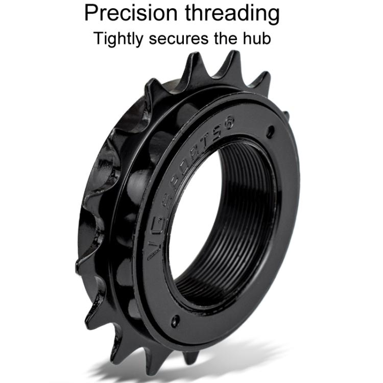 VG SPORTS Stroller Scooter Bicycle Single Speed Flywheel, Style: 16T Brown - Guide wheels by PMc TechLife | Online Shopping South Africa | PMc TechLife | Buy Now Pay Later Mobicred