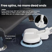 Electric Mop Head With Water Tank for Xiaomi Dreame / Dyson Handheld Vacuum Cleaner Narrow 6 Gray Rags