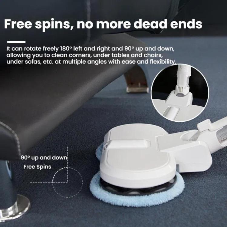Electric Mop Head With Water Tank for Xiaomi Dreame / Dyson Handheld Vacuum Cleaner Narrow 6 Gray Rags