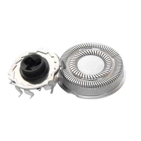 For FLYCO Shaving Razor Blade Head Accessories Replacement Parts, Style: Curved Blade + Net