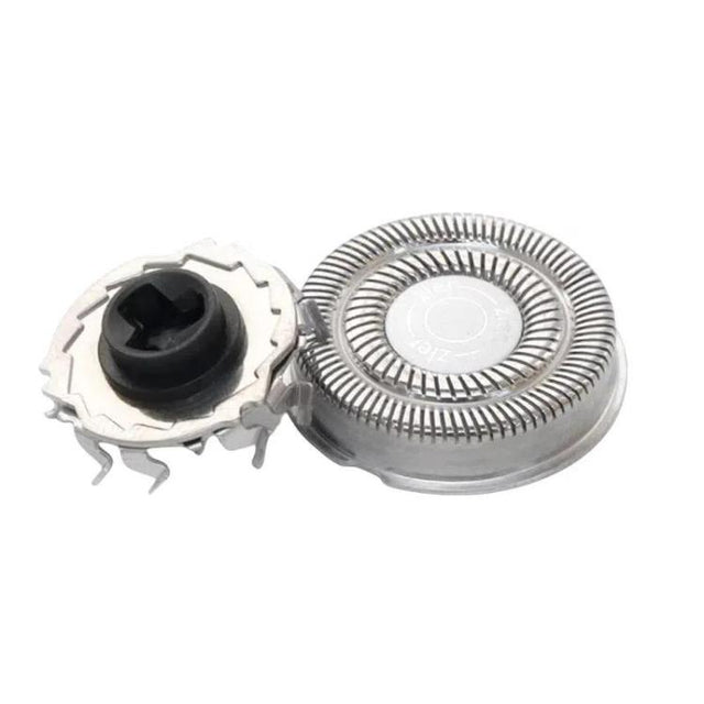For FLYCO Shaving Razor Blade Head Accessories Replacement Parts, Style: Curved Blade + Net
