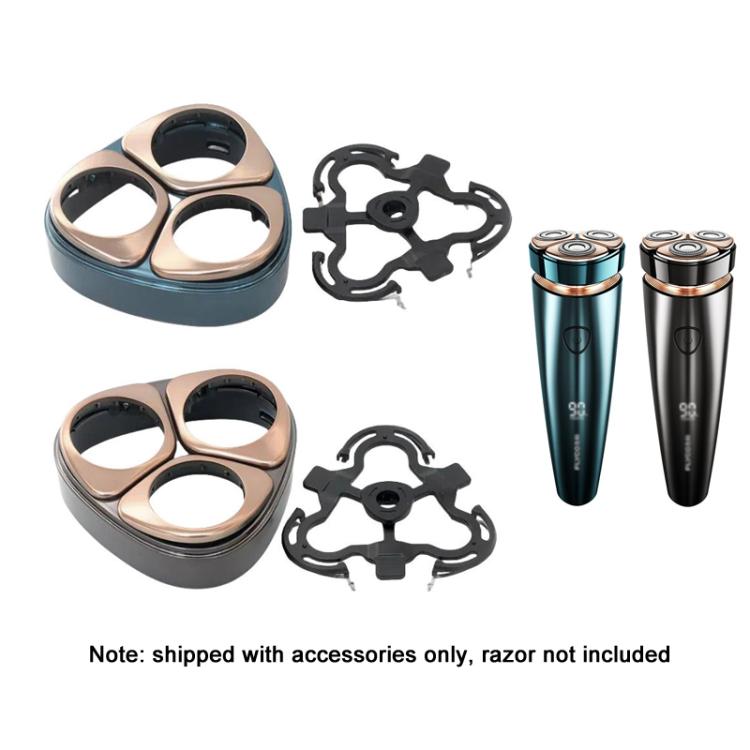 For FLYCO Shaving Razor Blade Head Accessories Replacement Parts, Style: Curved Blade + Net - Shavers Parts & Accessories by PMc TechLife | Online Shopping South Africa | PMc TechLife | Buy Now Pay Later Mobicred
