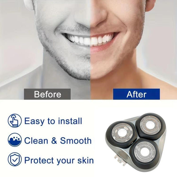 For FLYCO FS905 Whole Head Shaving Razor Blade Head Accessories Replacement Parts