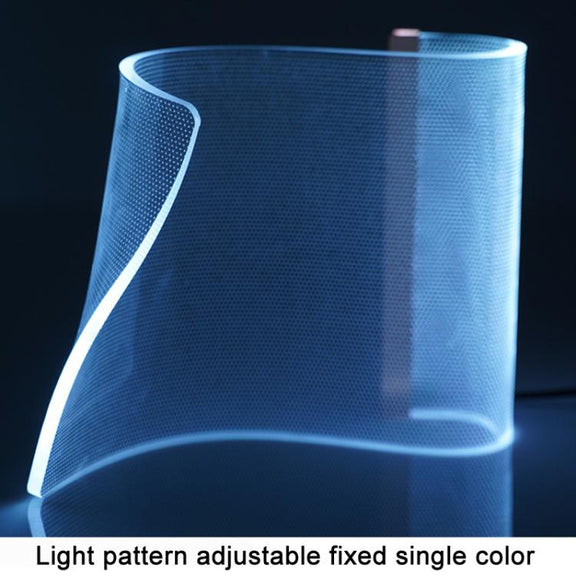 LED Light Guide Acrylic Ambient Desk Lamp Gaming Room Bedroom USB Pickups Rhythmic RGB Novelty Lamps(Music Rhythm Model)