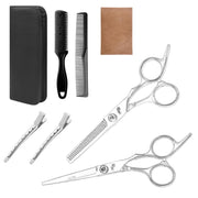 Stainless Steel Haircutting Scissors Set Hair Cutting Tools, Spec: 8-in-1