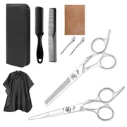 Stainless Steel Haircutting Scissors Set Hair Cutting Tools, Spec: 9-in-1