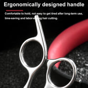Stainless Steel Haircutting Scissors Set Hair Cutting Tools, Spec: 10-in-1 Black Gold